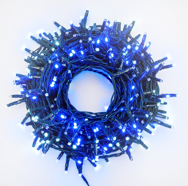 LED - Lichterkette, blau