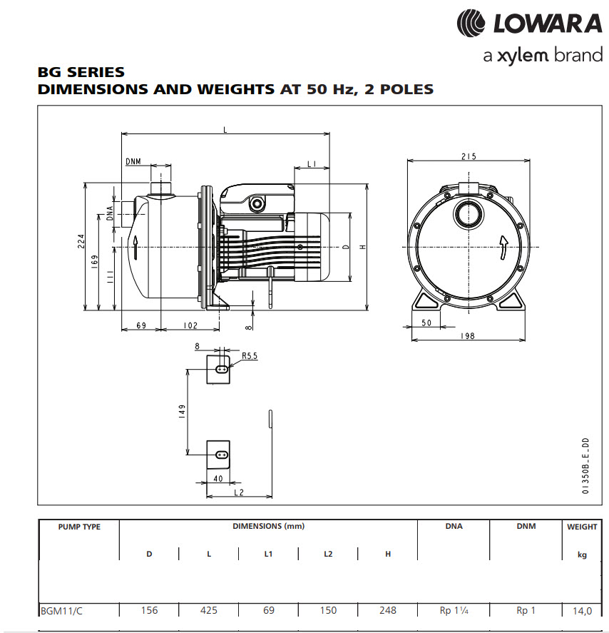 BGM11  1.1kW, selbsts.