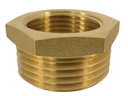 Messing Reduzierung 3/4"AG-1/4"IG