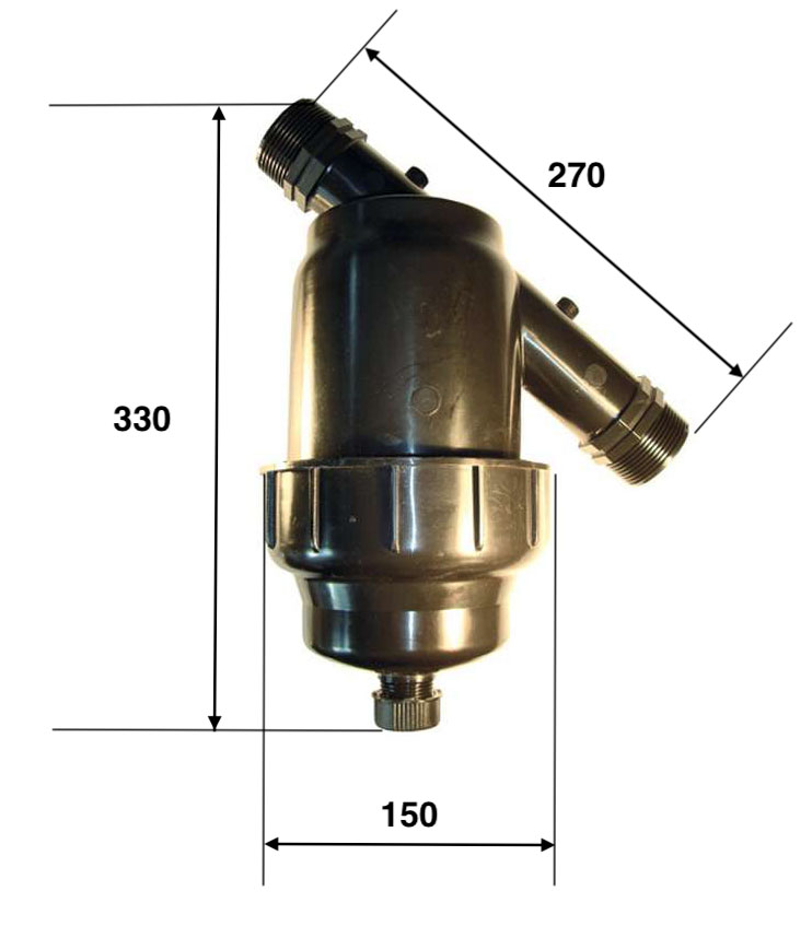 Filter Kunststoff 6/4"