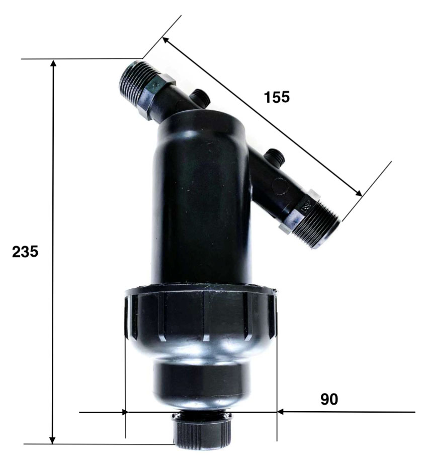 Filter Kunststoff 3/4"