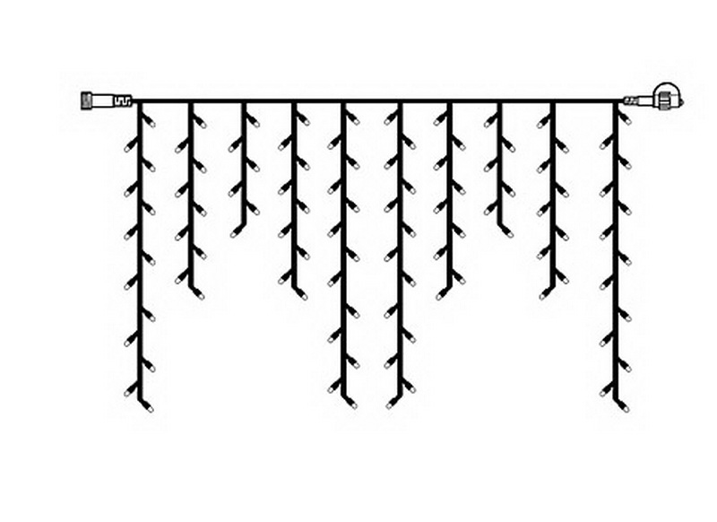 LED Vorhang 2x1 m