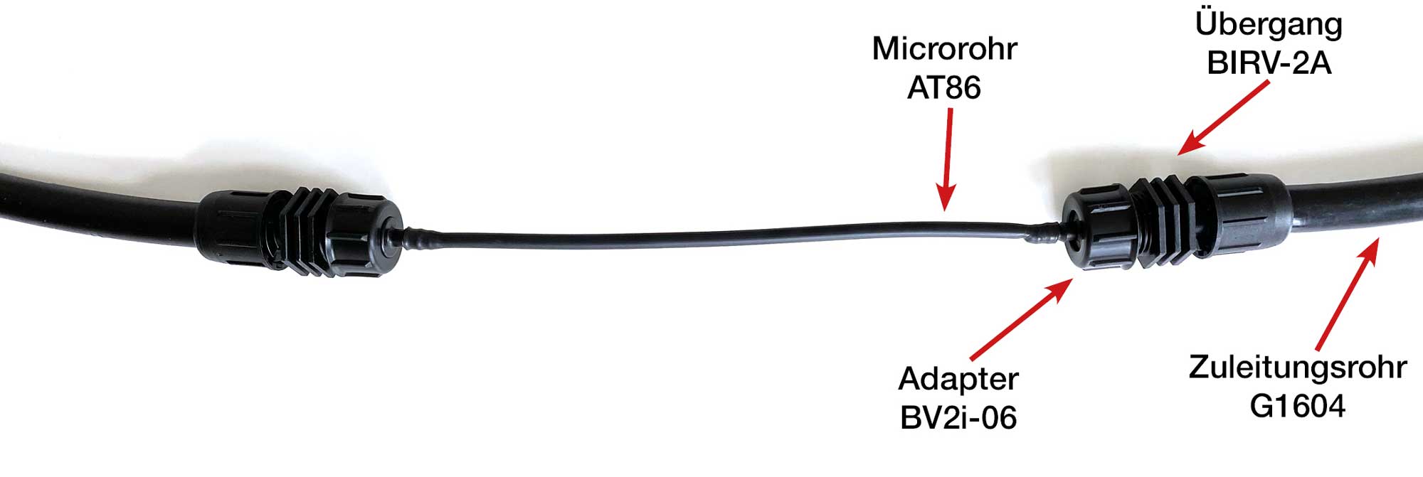Adapter 1/2"IG mit  4/6mm Tülle