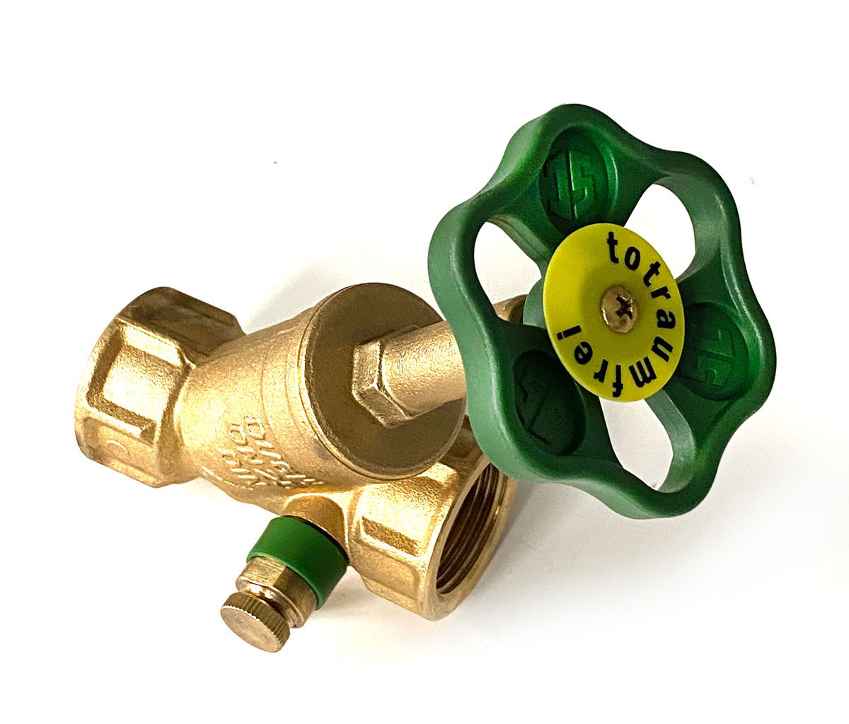 Durchlaufhahn 1" m.E Schrägsitz