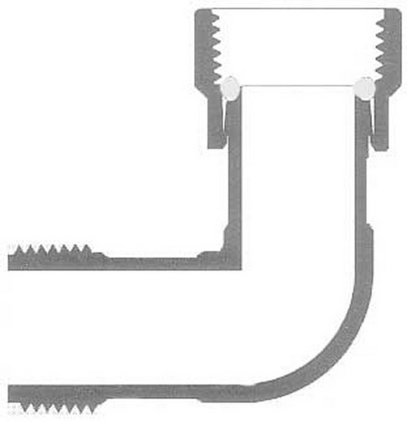 Modul Eckstück 1"AG - 1"IG