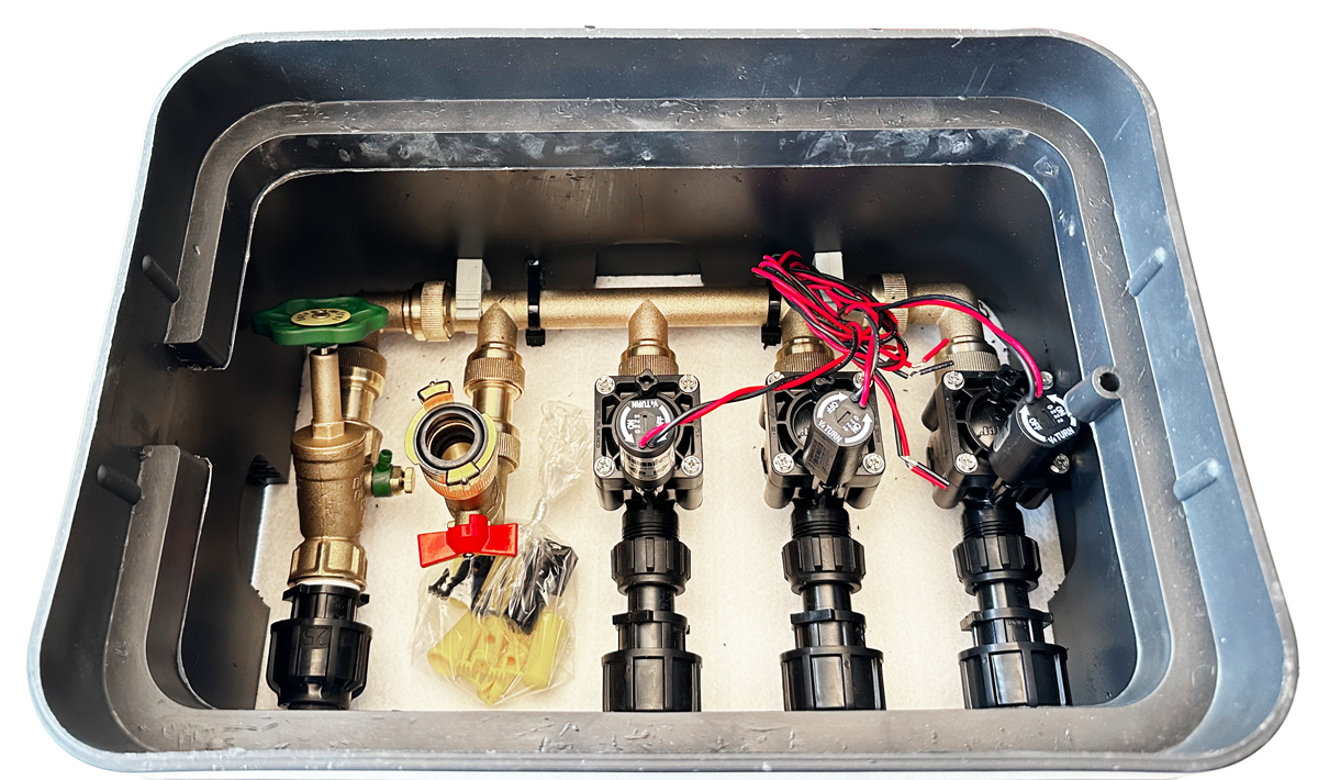 Ventilbox 3, 9V + Hahn
