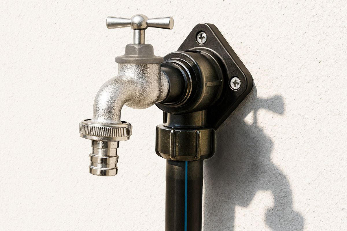 Wandscheibe Kunststoff 25 3/4" IG
