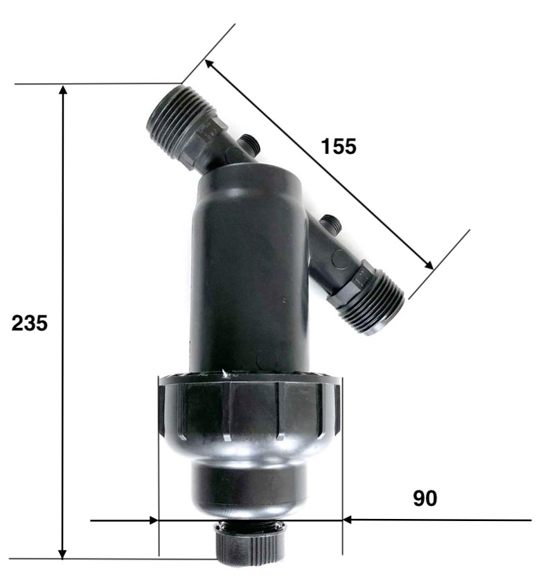 Filter Kunststoff 1"