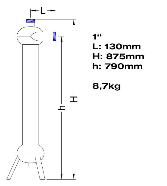 Zyklonfilter 1"AG